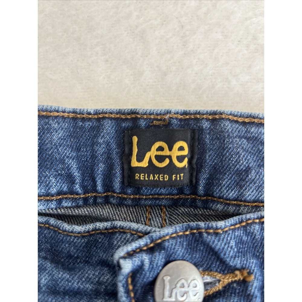 VTG Lee Jeans Relaxed Fit Mens 42x30 Blue Denim Pants Casual - Picture 6 of 15